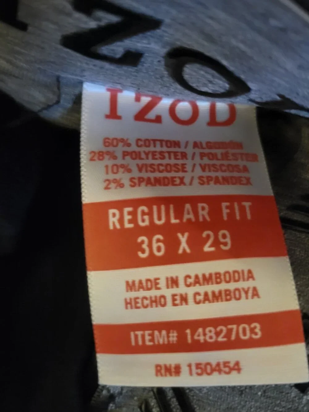 Izod Comfort Stretch Supersoft Knit Jeans Mens 36x29 Blue Soft Touch NEW